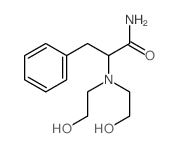 Benzenepropanamide, a-[bis(2-hydroxyethyl)amino]-结构式