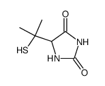 5-(α-mercapto-isopropyl)-imidazolidine-2,4-dione结构式