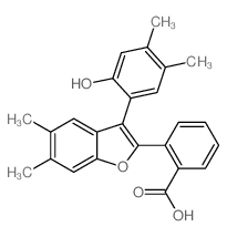 Benzoic acid,2-[3-(2-hydroxy-4,5-dimethylphenyl)-5,6-dimethyl-2-benzofuranyl]- picture