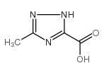 3-Methyl-1H-1,2,4-triazole-5-carboxylic acid Structure