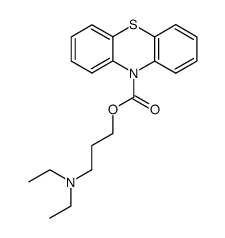 3-(N,N-diethylamino)propyl carbamate phenothiazine结构式