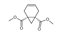 dimethyl bicyclo[4.1.0]hept-3-ene-1,6-dicarboxylate Structure