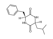 Cyclo(-L-Leu-L-Phe) Structure