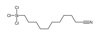 11-trichlorosilylundecanenitrile Structure