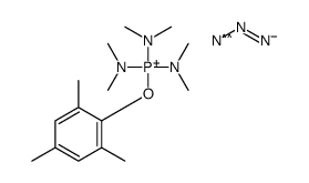 tris(dimethylamino)-(2,4,6-trimethylphenoxy)phosphanium,azide Structure