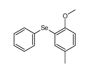 1-methoxy-4-methyl-2-(phenylseleno)benzene Structure