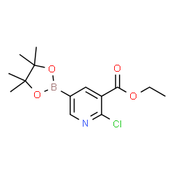 6-Chloro-5-(ethoxycarbonyl)pyridine-3-boronic acid pinacol ester picture