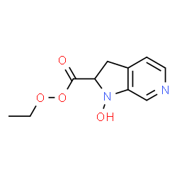 1H-Pyrrolo[2,3-c]pyridine-2-carboxylic acid, 2,3-dihydro-1,2-dihydroxy-, ethyl ester (9CI)结构式