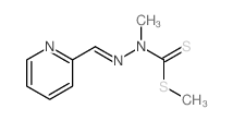 Hydrazinecarbodithioic acid,1-methyl-2-(2-pyridinylmethylene)-, methyl ester Structure