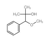 1-methoxy-2-methyl-1-phenyl-propan-2-ol structure