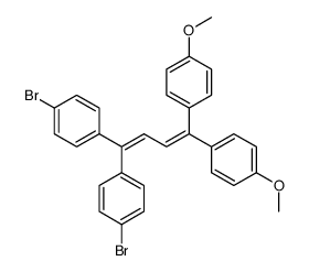 4,4'-(4,4-bis(4-bromophenyl)buta-1,3-diene-1,1-diyl)bis(methoxybenzene) Structure
