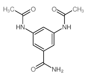 3,5-diacetamidobenzamide结构式