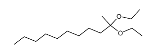 undecan-2-one-diethylacetal结构式