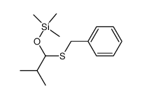 (1-(benzylthio)-2-methylpropoxy)trimethylsilane Structure