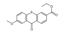 ethyl 7-methoxy-9-oxothioxanthene-3-carboxylate结构式