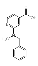 2-[Benzyl(methyl)amino]isonicotinic acid结构式