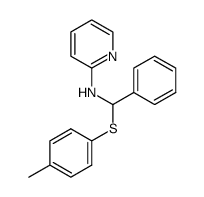 2-[α-(p-tolylthio)benzylamino]pyridine结构式