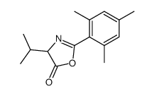 4-Isopropyl-2-mesityl-2-oxazolin-5-on Structure
