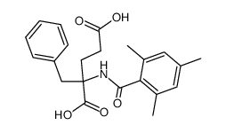 N-Mesitoyl-α-benzylglutaminsaeure结构式