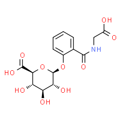 glucuronyl-2-hydroxyhippurate结构式