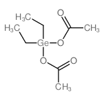 Germane,bis(acetyloxy)diethyl- (9CI) structure