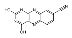 2,4-dioxo-1H-benzo[g]pteridine-8-carbonitrile结构式