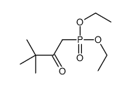 1-diethoxyphosphoryl-3,3-dimethylbutan-2-one Structure