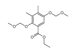 ethyl 2,5-bis(methoxymethoxy)-3,4-dimethylbenzoate Structure