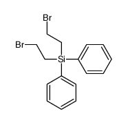 bis(2-bromoethyl)-diphenylsilane Structure