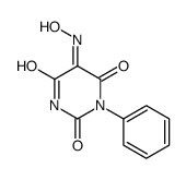 5-hydroxyimino-1-phenyl-1,3-diazinane-2,4,6-trione Structure