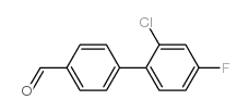 4-(2-Chloro-4-fluorophenyl)benzaldehyde Structure