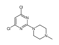 4,6-DICHLORO-2-(4-METHYL-PIPERAZIN-1-YL)-PYRIMIDINE结构式