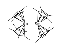 [((C5Me5)2Sm(μ-H))2] Structure