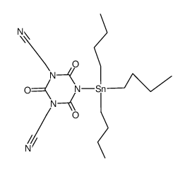 bis-2-cyanoethyl tributylstannyl isocyanurate结构式