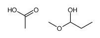 acetic acid,1-methoxypropan-1-ol结构式