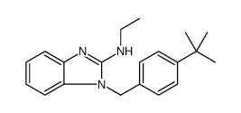 1H-Benzimidazol-2-amine, 1-[[4-(1,1-dimethylethyl)phenyl]methyl]-N-ethyl结构式