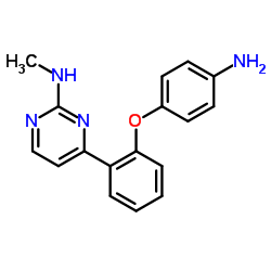 4-[2-(4-Aminophenoxy)phenyl]-N-methyl-2-pyrimidinamine Structure