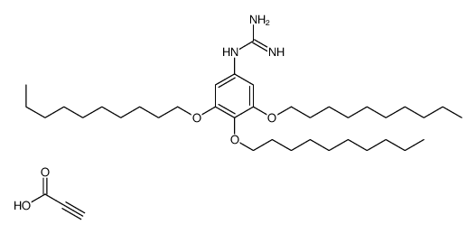 prop-2-ynoic acid,2-(3,4,5-tris-decoxyphenyl)guanidine结构式