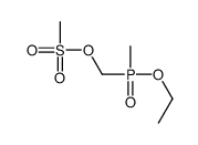 [ethoxy(methyl)phosphoryl]methyl methanesulfonate Structure