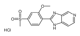 2-(2-methoxy-4-methylsulfonylphenyl)-3H-imidazo[4,5-c]pyridine,hydrochloride Structure