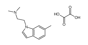 N,N-dimethyl-2-(6-methylindol-1-yl)ethanamine,oxalic acid Structure
