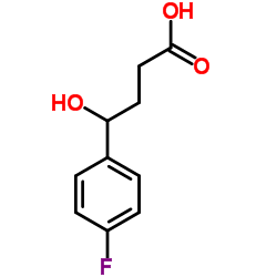 4-(4-FLUORO-PHENYL)-4-HYDROXY-BUTYRIC ACID Structure