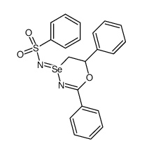 2,6-diphenyl-4-phenylsulfonylimino-5,6-dihydro-4,1,3-selenaoxazine结构式