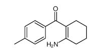 (2-aminocyclohexen-1-yl)-(4-methylphenyl)methanone Structure