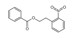 benzoic acid-(2-nitro-phenethyl ester) Structure