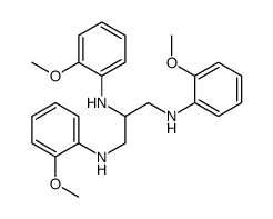 1-N,2-N,3-N-tris(2-methoxyphenyl)propane-1,2,3-triamine Structure