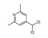 4-(dichloromethyl)-2,6-dimethylpyridine结构式