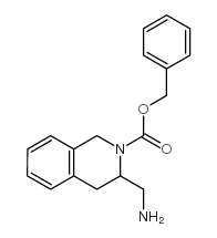 3-氨基甲基-2-CBZ-1,2,3,4-四氢-异喹啉结构式
