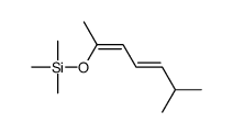 trimethyl(6-methylhepta-2,4-dien-2-yloxy)silane Structure