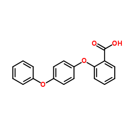 2-(4-Phenoxyphenoxy)benzoic acid结构式